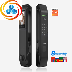 Cerradura de Puerta Inteligente con Huella Dactilar Totalmente Automática Tenon D7pro, Cuerpo de Aluminio, Tarjeta de Memoria, Teclado Digital WiFi, Apertura por Vena de la Palma - Product Image 1