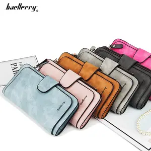 valentines day gifts for women 2022 baellerry PU Leather Long Wallet bifold Travel zipper Clutch Wallets rfid card wallet