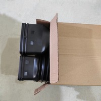 Extensions de gouttière en PEHD durables et légères, vente directe d'usine, pour drainage extérieur de l'eau de pluie, tuyau de drainage flexible