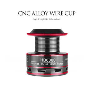 YOUME รอกตกปลาสปินนิ่งโลหะทั้งชิ้น,รอกตกปลาน้ำเค็มแกนม้วนสายสแตนเลสสตีลลากได้สูงสุด8กก. - Product Image 4