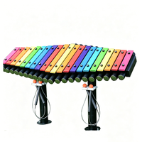 Rainbow Outdoor Tubular Metallophone Stainless Steel Playground Percussion Instrument Wholesale