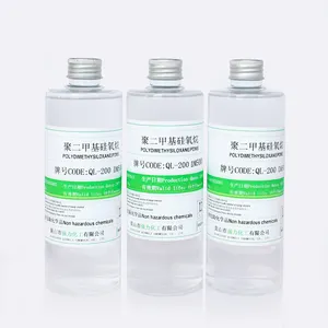 Matières premières chimiques quotidiennes haute pureté Polydimethylsiloxane matière première cosmétique huile de Silicone DM500