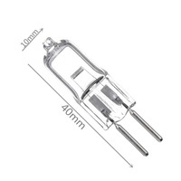 G5.3 35W 50W Ampoule halogène transparente 12V 2 broches blanc chaud Lampe halogène Puck Chandelier Paysage Lumière Accessoires électroniques