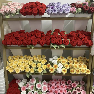 Juego de regalo hecho a mano al por mayor, copa de vino individual tejida a ganchillo, flores rosas para San Valentín, regalo del Día del maestro, nacimiento, graduación - Product Image 2