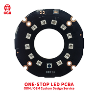 Placa PCB LED Infrarroja Personalizada, PCBA SMD 2835, Sensor Fotodiodo Marca CGX, 1 oz de Cobre, Fabricante OEM/ODM, Cámara de Seguridad CCTV