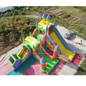 Interactive Games Outdoor Amusement Park Equipment Giant Inflatable Bouncer Combo Large Inflatable Big Bouncy House for Children - Product Image 4