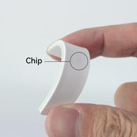 Étiquettes de lavage en silicone personnalisées, étiquettes de vêtements avec puces RFID intégrées