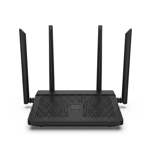 OUXINDA AX3000 ONU WiFi 6 Router 4GE Gigabit Ports Dual Band 2.4G+5.8G Mesh Function Home Use IP Compatibility