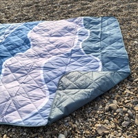 Couverture de pique-nique portable, épaisse, douce, résistante à l'eau, imperméable, gonflable, anti-sable, pliable, tapis d'extérieur pour la plage et le camping