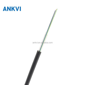 สายเคเบิลใยแก้วนำแสง FTTH แบบ GJXFH 1 2 4 คอร์ สำหรับภายในอาคาร แบบโค้ง G.657A2 LSZH สำหรับติดตั้งบนอากาศ - Product Image 2