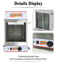 Vitrine chauffante pour hot-dogs avec base stable anti-tremblement pour ouvertures fréquentes des portes pendant les heures de pointe – Fabricant de saucisses OEM ODM