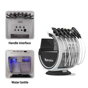 Precio de fábrica H2O2 Hydra Aqua Peeling <span class=keywords><strong>Facial</strong></span> Limpieza profunda Sistema de gestión de análisis de la piel Máquina de eliminación de espinillas Hydraskin - Product Image 5