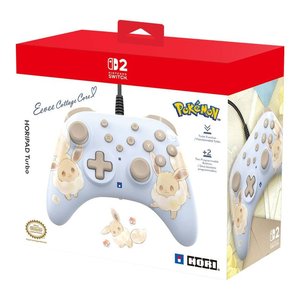 Nintendo Switch 2 Gamepad Light Blue Beige Eevee Design <b>Wired</b> <b>Controller</b> For Nintendo Switch 2 - Product Image 2