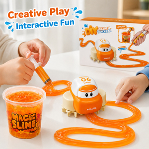 ชุดของเล่นรถรางสไลด์ DIY STEM สร้างสรรค์เส้นทาง วาดเส้นทางได้เอง ดินคริสตัลวิเศษ รางรถไฟไฟฟ้า ของเล่นรถแข่งสำหรับเด็ก - Product Image 3