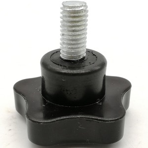 Star Handle Screw M6 M8 M10 Black Plastic Hand Tightening <b>Fastener</b> Hardware Accessory - Product Image 1