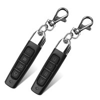 Télécommande universelle 433mhz 4 canaux pour ouvre-porte de garage Duplicateur de télécommande Clone Code de clonage Clé de voiture Code fixe