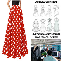 Fabricant de vêtements OEM, service de développement et d'échantillonnage sur mesure pour les robes et vêtements féminins, usine de marque privée