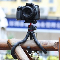 Ulanzi MT-11 Multifunctioneel Octopus Flexibel Statief Voor Telefoon Slr Dslr Go-Pro Camera Statief Met Kogelkop Koude Schoen
