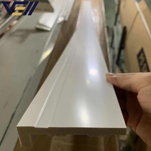 VELL OEM Factory Easy Installation Design Wall Base Board <strong>Pvc</strong> Ps Skirting <strong>Baseboard</strong> - Product Image 5