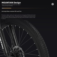 Vélo de montagne tout-terrain multi-vitesses Feige pour homme, cadre en acier carbone 24 pouces, freins à disque doubles, fourche à ressort pour l'extérieur