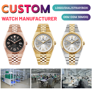 Reloj de Cuarzo para Hombre, Reloj de Cuarzo de Lujo, Reloj de Pulsera Delgado de Acero Inoxidable Resistente al Agua para Hombre y Mujer en Línea - Product Image 1