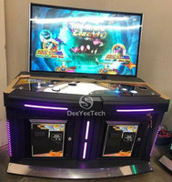 Fabricant Personnalisé Amusement 4 Joueurs 55 Pouces Écran LCD Machine de Jeu de Compétence de Pêche à Monnaie