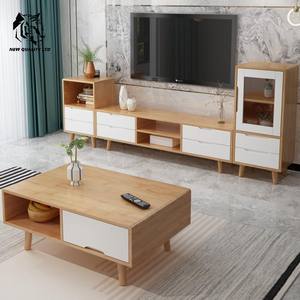 Fábrica de muebles, precio bajo, personalización, gran stock, dropshipping, mesa de té de nuevo diseño, muebles de sala de estar, mesa de centro de madera - Product Image 5