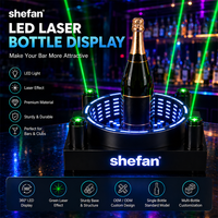 Support d'affichage pour bouteilles LED laser, glorificateur de bouteilles rechargeable pour bar et boîte de nuit, logo personnalisé OEM ODM