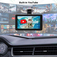 Estéreo para Auto de 7 Pulgadas con Pantalla Táctil IPS, Carplay Inalámbrico, Android Auto, Mirror Link, FM, Navegación Multimedia para Autos