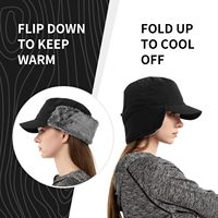 Gorros de Invierno Unisex Personalizados, Gorro Trapper con Orejeras, Gorra de Béisbol Impermeable, Gorro de Diseño, Gorro Tipo Beanie, Gorro de Satén 2 en 1