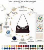 Sac à bandoulière décontracté en cuir ciré avec logo personnalisé, style coréen, fermeture éclair, mini sac à main souple, idéal pour le quotidien, directement de l'usine