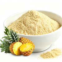 Poudre d'ananas lyophilisée de qualité industrielle, poudre de fruits naturelle pour repas énergétiques et supplément protéiné vital