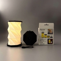 Mini lampe en papier pliante lampe de livre de Table petites lumières de Camping rechargeables cadeau d'entreprise Promotion décoration Souvenir articles cadeaux