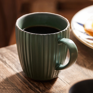 แก้วกาแฟเซรามิกสโตนแวร์พร้อมโลโก้ปรับแต่งได้ ปลอดภัยสำหรับเครื่องล้างจาน ไมโครเวฟ และอาหาร ทนความร้อน เหมาะสำหรับเป็นของขวัญทางธุรกิจ - Product Image 3
