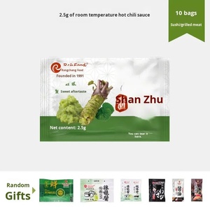 Salsa di Wasabi Fresca 3g 6g, Salsa di Soia 100 Pezzi, Pasta di <span class=keywords><strong>Senape</strong></span> Verde per Sushi, Sashimi, Frutti di Mare, <span class=keywords><strong>Salmone</strong></span>, Rastrino - Product Image 6