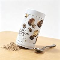 Vente en gros, livraison rapide, boîte en métal ronde hermétique à double couvercle de 100g 500g pour matcha, café, poudre de champignons, thé, épices, emballage métallique