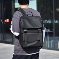 Sac à dos de voyage décontracté pour hommes Sac à main multifonctionnel pour école de commerce imperméable Oxford Fermeture éclair Nouveau design Doublure en polyester