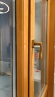 Fenêtre en composite bois-aluminium M86, chêne rouge d'Amérique du Nord, profilé aluminium 6063 T5