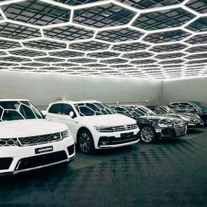 Lampu Led mobil, lampu LED heksagonal langit-langit bengkel 110V 220V kustom untuk langit-langit - Product Image 5