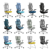 Fabricante de Sillas de Oficina en China, Sillas de Oficina Ergonómicas de Respaldo Alto, Sillas Giratorias de Malla, con Certificación BIFMA y CN
