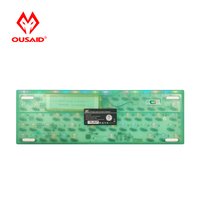 OUSAID Keyboard Gaming Mini RK837 RK G68, Hostswap 68 kunci bisa hotswap 2.4g Tipe C Mekanikal Pc Dkg68 RGB Usb DK68