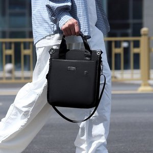 Sac à main vertical léger avec sangle amovible, sac de transport multi-poches pour le travail de bureau, sac bandoulière imperméable - Product Image 5