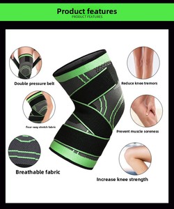Rodillera Deportiva <span class=keywords><strong>para</strong></span> Correr, Baloncesto y Ciclismo, Rodillera de Compresión Transpirable con Soporte Profesional - Product Image 6