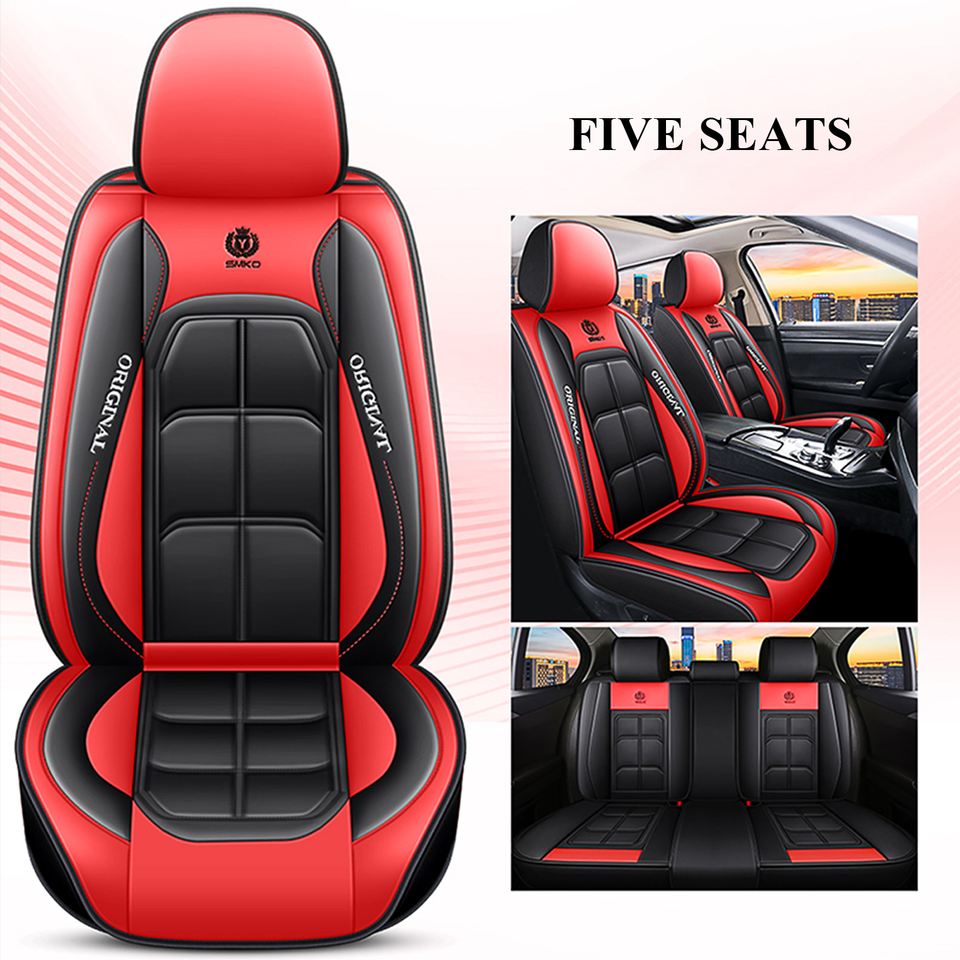 Xiangta Leather Car Seat Cushion Breathable Luxury Universal...