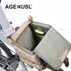 AGEKUSL Mini sac de transport avant tactique pour vélo <span class=keywords><strong>Brompton</strong></span> Aceoffix Bicycle - Product Image 3