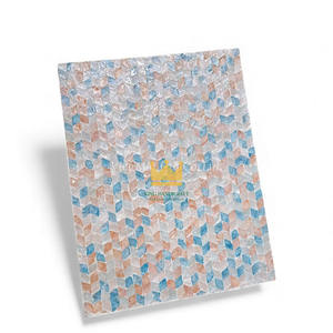 Set de table rectangulaire moderne en nacre écologique fait à la main avec une épaisseur de 6 mm pour la décoration de table, bon prix - Product Image 5