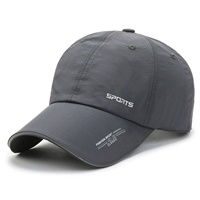Gorra de Béisbol Deportiva de Primavera/Verano con Banda Reflectante, Tejido de Malla Transpirable, Secado Rápido, para Viajes al Aire Libre, Unisex, 100% Poliéster