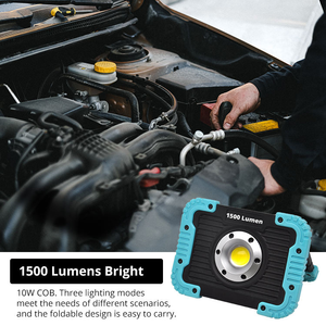 10W 1500 thông minh thợ điện LED cửa hàng ánh sáng USB sạc di động khẩn cấp lũ làm việc đèn cho hội thảo & văn phòng - Product Image 2