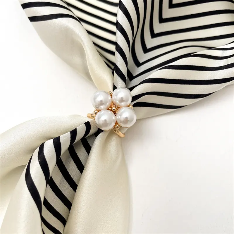 Wholesale Mosley silk scarf buckle, zinc alloy material does not rust, suitable for making bow shapes or rings for silk scarves