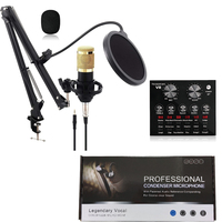 Kit de Microphone Condensateur Filaire BM800 Carte Son Haute Qualité pour Studio, Concert Familial et Enregistrement – Vente Chaude